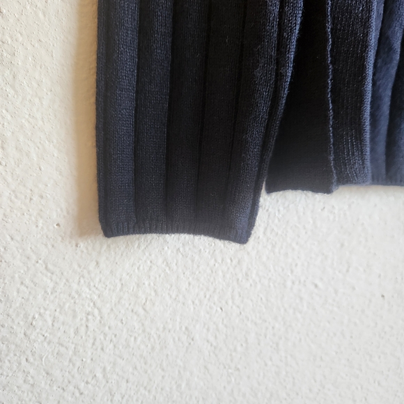 ZARA Black Ribbed Merino Wool Turtleneck NWT S Dark Academia - Picture 8 of 14